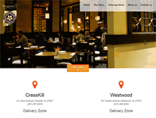 Tablet Screenshot of hanamirestaurant.com